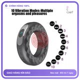 Vòng Đeo Dương Vật Bánh Xe Vân Kim Cương chính hãng - 10 chế độ rung, sạc từ tính, chống nước - giao hàng che tên kín đáo