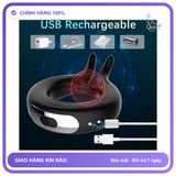 Vòng Rung Đôi Kích Thích Âm Vật 10 Chế chính hãng - 10 chế độ rung, sạc từ tính, điều khiển từ xa - giao hàng che tên kín đáo