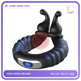 Vòng Rung Dương Vật Điều Chỉnh Size 2 Động chính hãng - 10 chế độ rung, sạc usb, silicone y tế - giao hàng che tên kín đáo