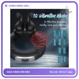 Vòng Rung Dương Vật Điều Chỉnh Size 2 Động chính hãng - 10 chế độ rung, sạc usb, silicone y tế - giao hàng che tên kín đáo