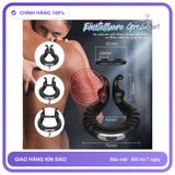Vòng Rung Dương Vật Điều Chỉnh Size 2 Động chính hãng - 10 chế độ rung, sạc usb, silicone y tế - giao hàng che tên kín đáo