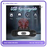 Vòng Rung Dương Vật Điều Chỉnh Size 2 Động chính hãng - 10 chế độ rung, sạc usb, silicone y tế - giao hàng che tên kín đáo
