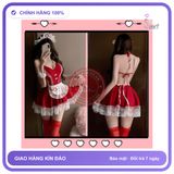Cosplay Hầu Gái Nhật Bản Anime Xinh Gợi Cảm N756 chính hãng - chất lụa mát mềm, phối ren, co giãn thoải mái - giao hàng che tên kín đáo