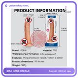 Dương Vật Giả Dính Tường Yeain 9.5 Inch chính hãng - silicone mềm mại, chất liệu an toàn cho da, dễ vệ sinh - giao hàng che tên kín đáo