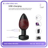 Phích Cắm Hậu Môn Rung Điều Khiển Từ Xa Qua App chính hãng - sạc USB, điều khiển qua app, chất liệu an toàn cho da - giao hàng che tên kín đáo