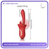 Máy Rung Lưỡi Liếm 3-in-1 Khoái Cảm 3 Chiều chính hãng - 10 chế độ rung, chống nước, silicone mềm mại - giao hàng che tên kín đáo