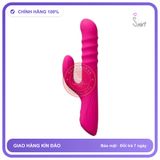 Lovense Velvo Máy Rung Thỏ Kích Thích Kép Cho chính hãng - điều khiển qua app, điều khiển từ xa, chống nước - giao hàng che tên kín đáo