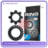 Bộ 2 Vòng Đeo Dương Vật Cockrings Flowering Giúp chính hãng - silicone mềm, chất liệu an toàn cho da, dễ vệ sinh - giao hàng che tên kín đáo