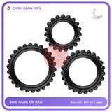 Bộ 3 Vòng Đeo Dương Vật Baile Titan Tăng chính hãng - silicone mềm mại, chất liệu an toàn cho da, dễ vệ sinh - giao hàng che tên kín đáo