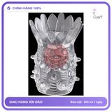 Bao Cao Su Đôn Khúc Giữa Râu Gai Hình Bạch Tuộc chính hãng - có gai nổi, ôm sát cảm giác thật, chất liệu latex an toàn - giao hàng che tên kín đáo