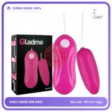 Trứng Rung Tình Yêu Gladme Mạnh Mẽ Có Dây chính hãng - điều khiển từ xa, chất liệu an toàn cho da, dễ vệ sinh - giao hàng che tên kín đáo