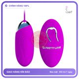 Trứng Rung Cao Cấp Điều Khiển Từ Xa Pretty Love Jenny chính hãng - 12 chế độ rung, chống nước, silicone mềm mại - giao hàng che tên kín đáo
