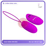 Trứng Rung Cao Cấp Điều Khiển Từ Xa Pretty Love Jenny chính hãng - 12 chế độ rung, chống nước, silicone mềm mại - giao hàng che tên kín đáo