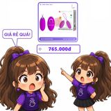 Trứng Rung Cao Cấp Điều Khiển Từ Xa Pretty Love Jenny chính hãng - 12 chế độ rung, chống nước, silicone mềm mại - giao hàng che tên kín đáo