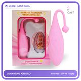 Trứng Rung Điều Khiển Từ Xa Luminous chính hãng - 10 chế độ rung, chất liệu an toàn cho da, dễ vệ sinh - giao hàng che tên kín đáo