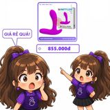 Dụng Cụ Rung Massage Hậu Môn Pretty Love Backie chính hãng - sạc USB, silicone mềm mại, chất liệu an toàn cho da - giao hàng che tên kín đáo