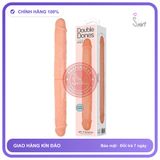 Dương Vật Giả 2 Đầu Baile Double Dones Size Khủng chính hãng - silicone y tế, chất liệu an toàn cho da, dễ vệ sinh - giao hàng che tên kín đáo