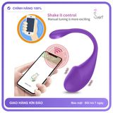 Trứng Rung Kết Nối Bluetooth Điều Khiển APP Massage Điểm G chính hãng - sạc USB, điều khiển qua app, điều khiển từ xa - giao hàng che tên kín đáo