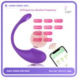 Trứng Rung Kết Nối Bluetooth Điều Khiển APP Massage Điểm G chính hãng - sạc USB, điều khiển qua app, điều khiển từ xa - giao hàng che tên kín đáo