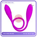 Trứng Rung 2 Đầu Dài Pretty Love Snaky Vibe chính hãng - sạc usb, silicone y tế, chất liệu an toàn cho da - giao hàng che tên kín đáo