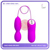 Trứng Rung Tình Yêu Rung Ngoáy Pretty Love Vega chính hãng - 12 chế độ rung, điều khiển từ xa, silicone mềm mại - giao hàng che tên kín đáo