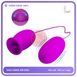 Trứng Rung Liếm Pretty Love Daisy 2 Đầu Kích chính hãng - 12 chế độ rung, sạc USB, silicone y tế - giao hàng che tên kín đáo