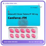 Viên Nén Cenforce FM 100mg Cho Nữ - Vỉ 10 Viên chính hãng - chất liệu an toàn cho da, dễ vệ sinh, êm ái khi dùng - giao hàng che tên kín đáo