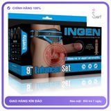 Dương Vật Rỗng Ruột Có Dây Đeo Lovetoy INGEN On Cho Cảm Giác Như Thật chính hãng - đế hít tường, chất liệu an toàn cho da, dễ vệ sinh - giao hàng che tên kín đáo