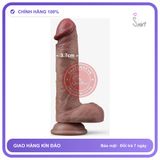 Dương Vật Giả Silicon 2 Lớp Lovetoy Nature Cock Mềm Ngoài Cứng Trong Như Thật chính hãng - silicone mềm mại, chất liệu an toàn cho da, dễ vệ sinh - giao hàng che tên kín đáo