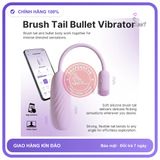 Trứng Rung Svakom Plume: Đầu Đạn Chổi Silicon Fluttering chính hãng - 7 chế độ rung, điều khiển qua app, điều khiển từ xa - giao hàng che tên kín đáo