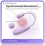 Trứng Rung Svakom Plume: Đầu Đạn Chổi Silicon Fluttering chính hãng - 7 chế độ rung, điều khiển qua app, điều khiển từ xa - giao hàng che tên kín đáo