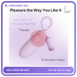 Trứng Rung Svakom Plume: Đầu Đạn Chổi Silicon Fluttering chính hãng - 7 chế độ rung, điều khiển qua app, điều khiển từ xa - giao hàng che tên kín đáo