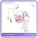 Kẹp Núm Vú 3 Điểm Đồ Chơi BDSM chính hãng - chất liệu an toàn cho da, dễ vệ sinh, êm ái khi dùng - giao hàng che tên kín đáo