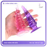 Phích Cắm Hậu Môn Silicon Hình Xoắn Ốc Butt Plug BDSM chính hãng - sạc USB, silicone mềm mại, chất liệu an toàn cho da - giao hàng che tên kín đáo