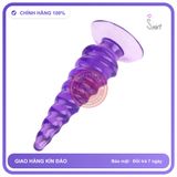 Phích Cắm Hậu Môn Silicon Hình Xoắn Ốc Butt Plug BDSM chính hãng - sạc USB, silicone mềm mại, chất liệu an toàn cho da - giao hàng che tên kín đáo
