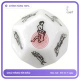 Xúc Xắc Tình Yêu 12 Mặt Tư Thế Quan chính hãng - chất liệu an toàn cho da, dễ vệ sinh, êm ái khi dùng - giao hàng che tên kín đáo