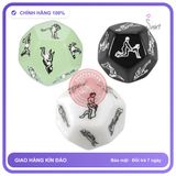 Xúc Xắc Tình Yêu 12 Mặt Tư Thế Quan chính hãng - chất liệu an toàn cho da, dễ vệ sinh, êm ái khi dùng - giao hàng che tên kín đáo