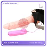Dương Vật Giả Dây Đeo Có Rung Cho Cặp Đôi Lesbian chính hãng - sạc USB, chất liệu an toàn cho da, dễ vệ sinh - giao hàng che tên kín đáo