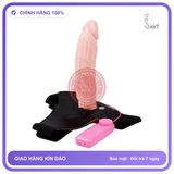 Dương Vật Giả Dây Đeo Có Rung Cho Cặp Đôi Lesbian chính hãng - sạc USB, chất liệu an toàn cho da, dễ vệ sinh - giao hàng che tên kín đáo