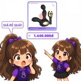 Máy Rung Cako Xoay 360 Độ – Khám Phá chính hãng - 10 chế độ rung, điều khiển từ xa, có sưởi ấm - giao hàng che tên kín đáo