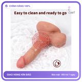 Dương Vật Giả Yeain Real Dildo Silicone Lỏng 2 chính hãng - chống nước, silicone mềm mại, chất liệu an toàn cho da - giao hàng che tên kín đáo
