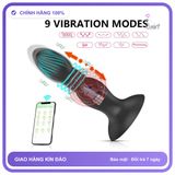 Plug rung nhấp chuyển động đẩy tới và lui GS463 Máy Massage Tuyến Tiền Liệt GS463 Máy Massage Tuyến Tiền Liệt Điều Khiển App Bluetooth chính hãng - 3 tốc độ rung, sạc usb, điều khiển qua app