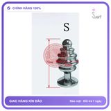 Phích Hậu Môn Inox Xoắn Đế Hoa Anal Plug Kim Loại Kích Thích Điểm P Cho Nam chính hãng - silicone mềm mại, chất liệu an toàn cho da, dễ vệ sinh - giao hàng che tên kín đáo