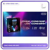Bao Cao Su Durex Mutual Climax 3in1 Kéo Dài Hộp 3 Cái chính hãng - có gai nổi, hỗ trợ kéo dài, ôm sát cảm giác thật - giao hàng che tên kín đáo