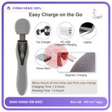 Chày Rung 2 Đầu Gusdun Gentleman AV Stick chính hãng - sạc USB, silicone mềm mại, chất liệu an toàn cho da - giao hàng che tên kín đáo