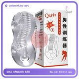 Cốc Âm Đạo Trong Suốt Silicon Mềm Mại Cho Nam chính hãng - sạc USB, silicone mềm, chất liệu an toàn cho da - giao hàng che tên kín đáo