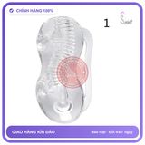 Cốc Âm Đạo Trong Suốt Silicon Mềm Mại Cho Nam chính hãng - sạc USB, silicone mềm, chất liệu an toàn cho da - giao hàng che tên kín đáo