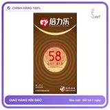 Bao Cao Su Size Lớn HBM 58mm Superman Siêu Hộp 10 Cái chính hãng - siêu mỏng 0.05mm, siêu mỏng, nhiều gel bôi trơn - giao hàng che tên kín đáo