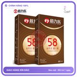 Bao Cao Su Size Lớn HBM 58mm Superman Siêu Hộp 10 Cái chính hãng - siêu mỏng 0.05mm, siêu mỏng, nhiều gel bôi trơn - giao hàng che tên kín đáo