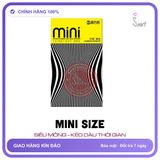 Bao Cao Su HBM Mini Thin Size Nhỏ 46mm, Hộp 10 Cái chính hãng - siêu mỏng, nhiều gel bôi trơn, ôm sát cảm giác thật - giao hàng che tên kín đáo